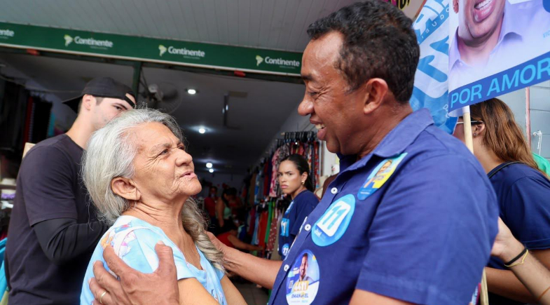 Joel faz caminhada pela zona Sul de Teresina e aposta no contato com o eleitor | Divulgação/Ascom