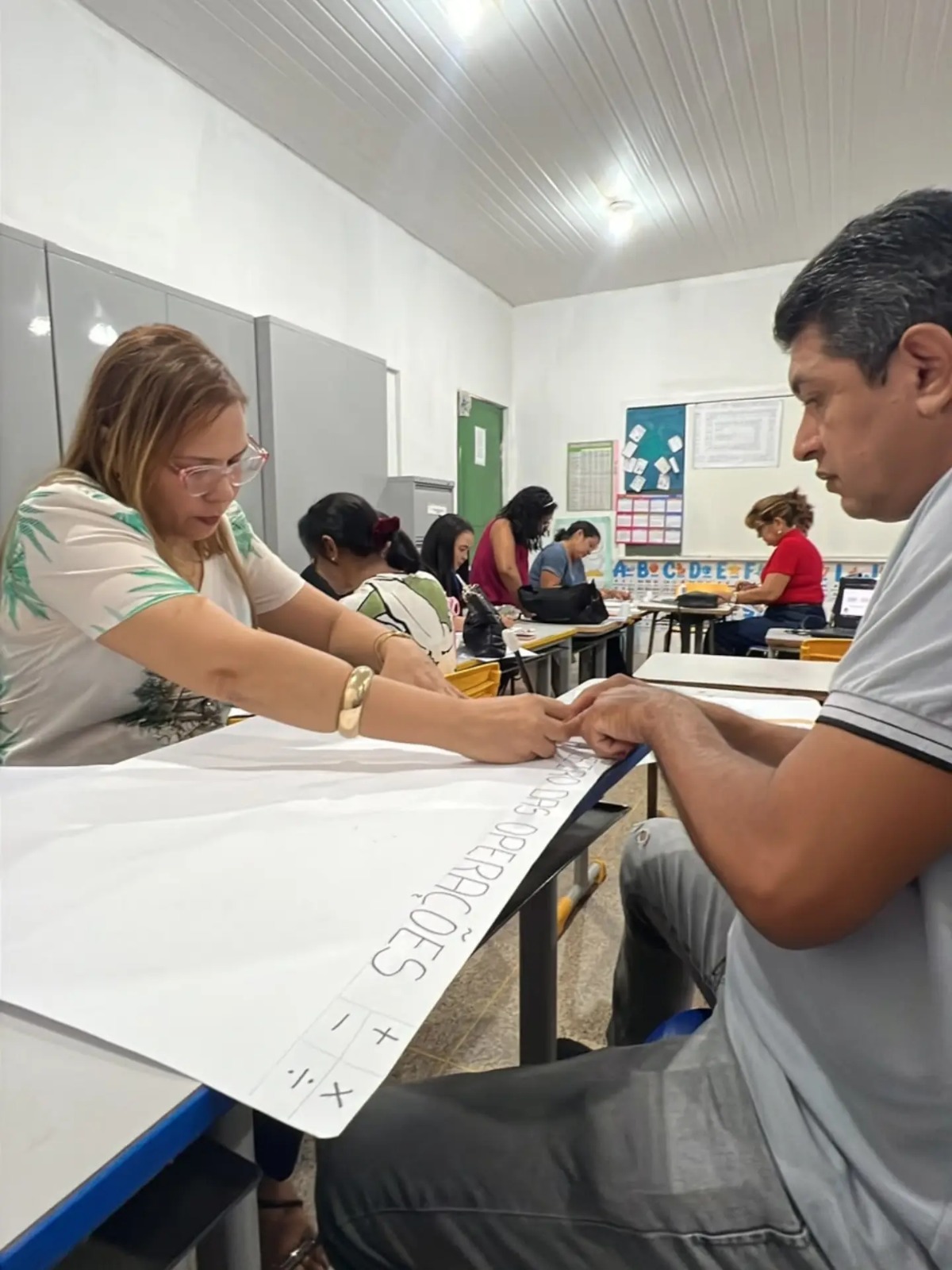  Formação para fortalecer práticas de alfabetização- Divulgação/ASCOM Formação para fortalecer práticas de alfabetização- Divulgação/ASCOM