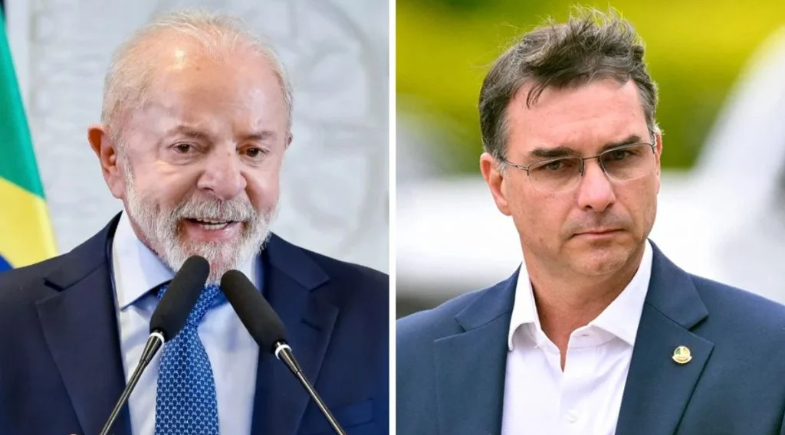 Datafolha, 2º turno: Lula, 46%; Flávio Bolsonaro, 44% | Reprodução