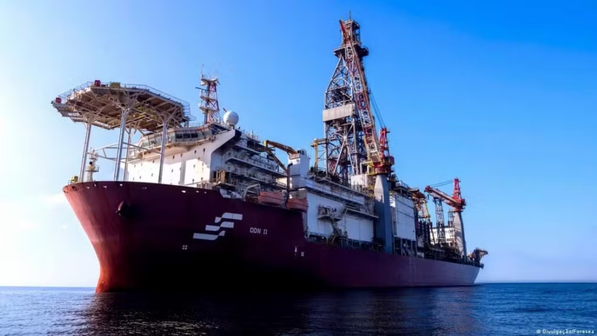 Petrobrás anunciou recentemente a descoberta de petróleo na foz do Amazonas (Foto: Divulgação/Foresea)