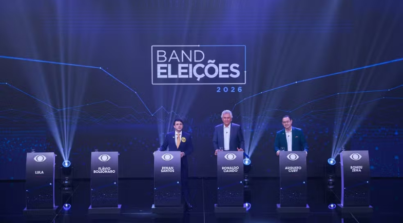 Debate da Band realizado em agosto teve a participação de apenas três candidatos | Foto: Daniel Teixeira/Estadão