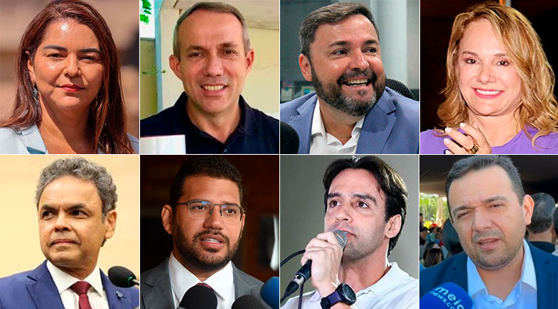 Janainna, Capote, Fábio Novo, Ana Paula, Dr. Gil Carlos, Dr. Thales, Flávio Júnior e Toninho | Divulgação