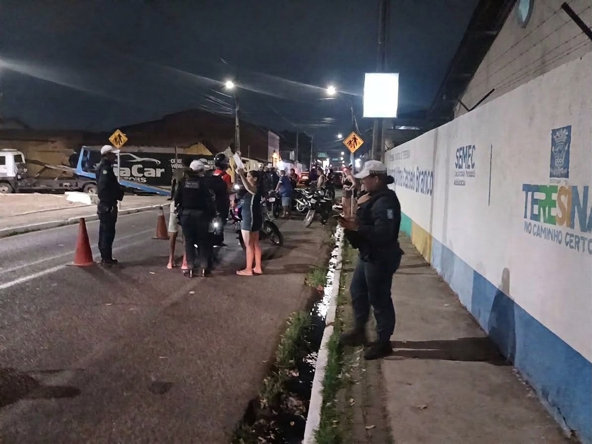 Fiscalização de trânsito./Foto: PMPI
