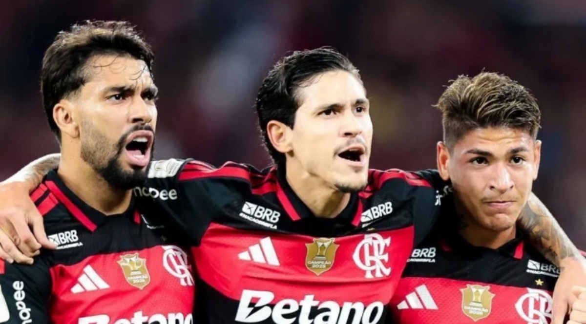 Jogadores do Flamengo (Foto: Reprodução/ Divulgação/Flamengo)